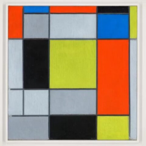 Zeldzaam schilderij van Mondrian wordt voor het eerst geveild, geschat op maximaal €35 miljoen