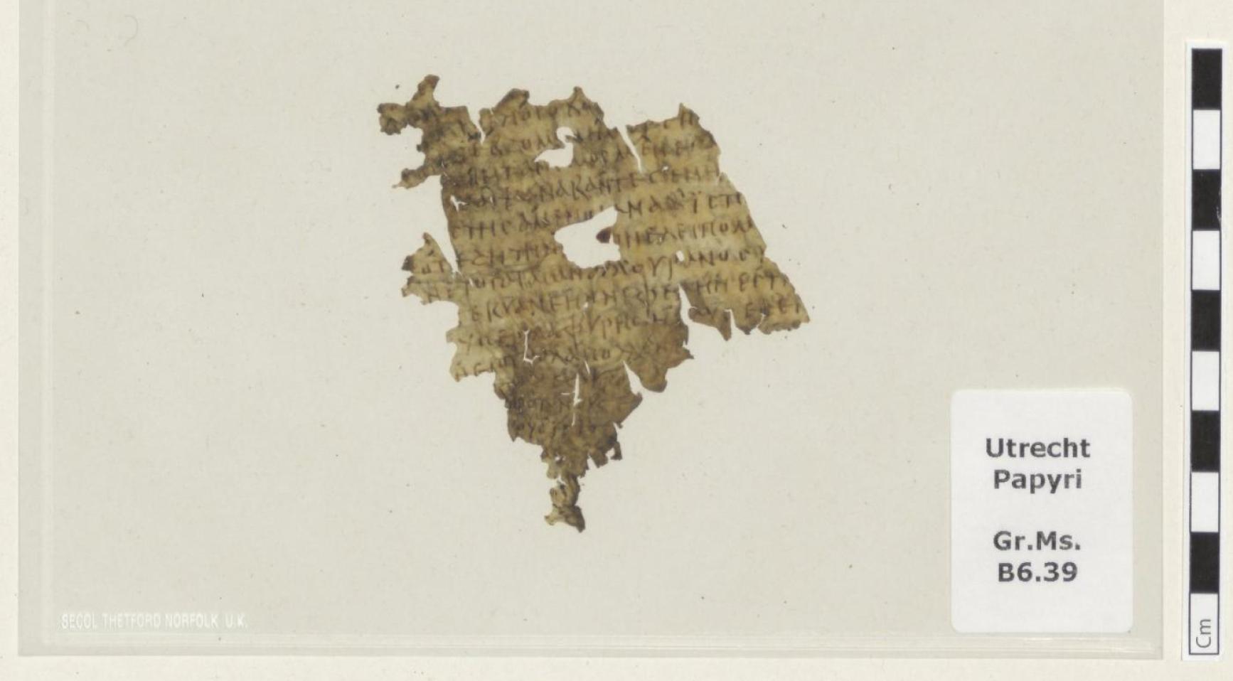 1700 jaar oud fragment van Homer's Odyssee ontdekt in bibliotheek van Universiteit Utrecht