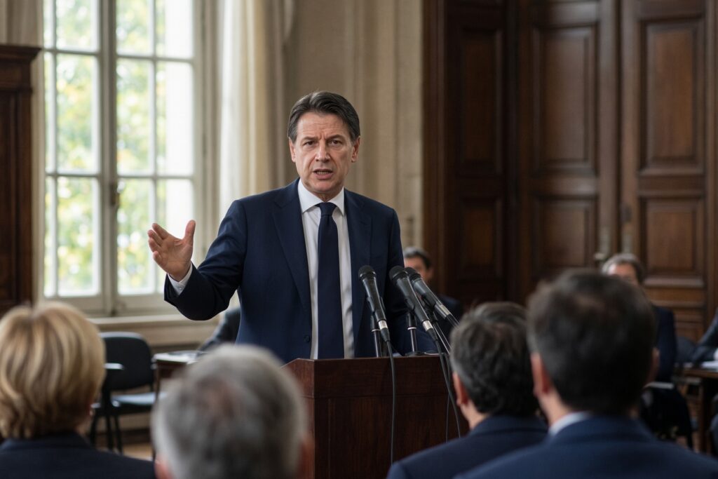 Giuseppe Conte verzet zich tegen nieuwe wapenleveringen aan Oekraïne
