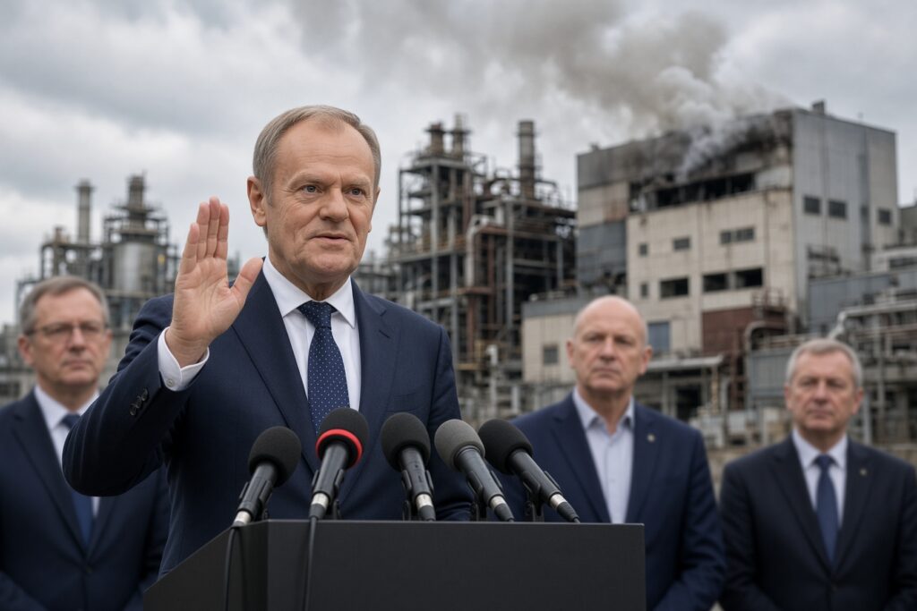 Poolse premier Tusk koppelt brandstichtingen en sabotage aan Russische hybride operaties