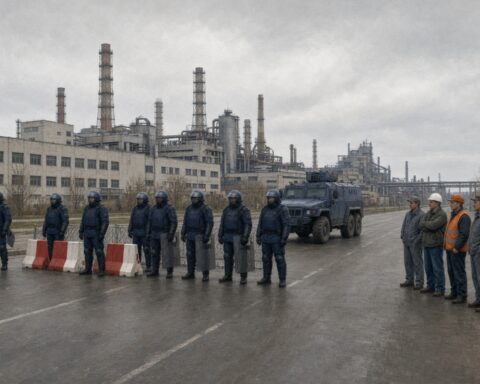 Wit-Russische veiligheidsdiensten oefenen op het neerslaan van protesten