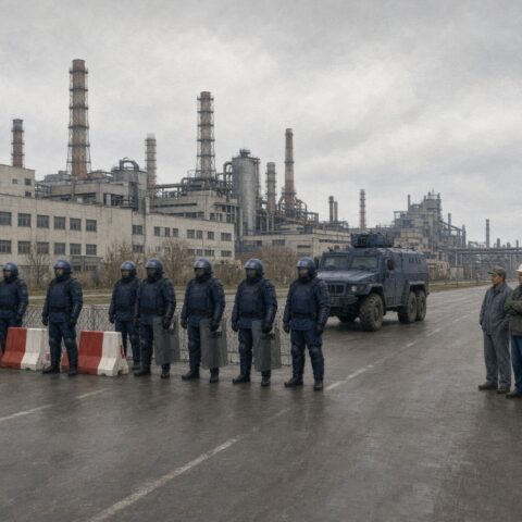 Wit-Russische veiligheidsdiensten oefenen op het neerslaan van protesten