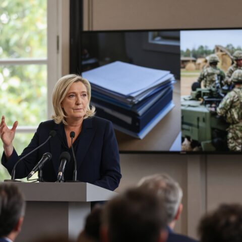 Le Pen wil Franse financiële steun aan Oekraïne fors terugschroeven