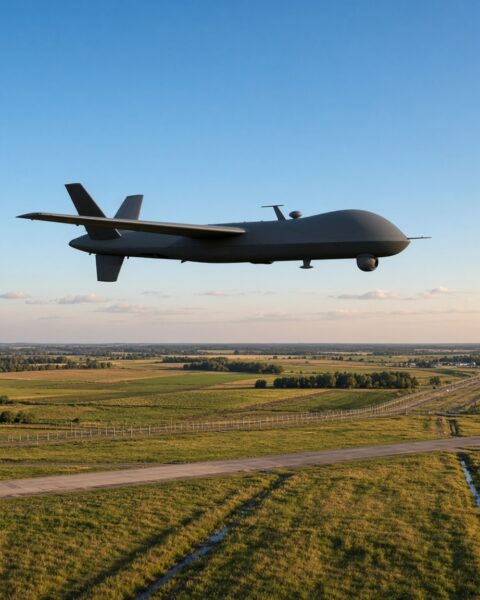 Russische droneaanval gemeld nabij Poolse grens