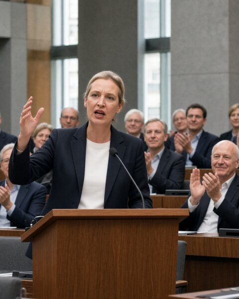 Alice Weidel wil goede betrekkingen met Rusland herstellen