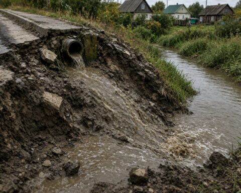 Defecte rioolcollector loost al twee jaar afvalwater in rivieren van Tatarstan