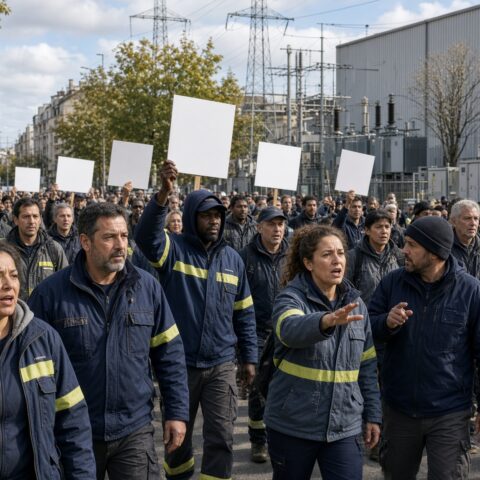 Franse energiebedrijven platgelegd door protest tegen schrappen werknemerstarief