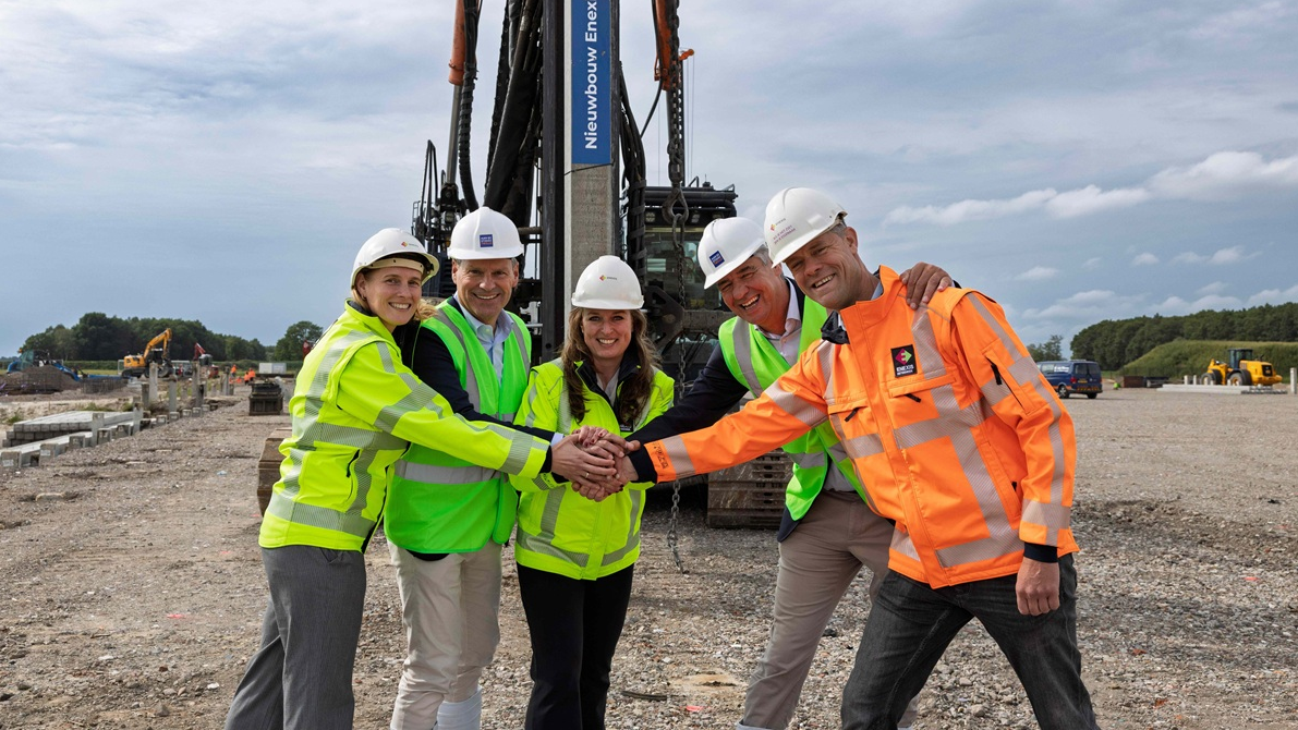 Aan de Stegge Twello begint met de bouw van nieuw distributiecentrum Enexis in Hoogeveen