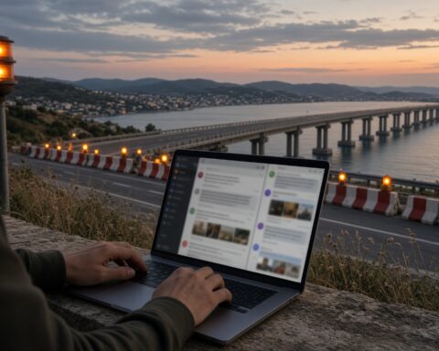 Russische militaire bloggers melden raketlanceringen richting de Krim