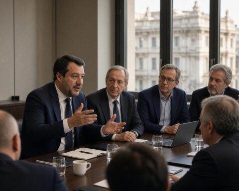 Salvini pleit voor herstel van economische banden tussen Italië en Rusland