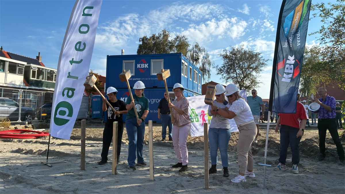Bouw van 156 woningen in Rosmolenwijk gestart, oplevering gepland voor begin 2028