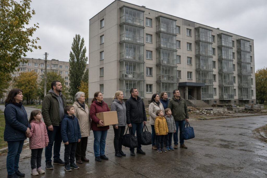 47 gezinnen in Mozyr verliezen beloofde woningen na wijziging naar huurwoningen