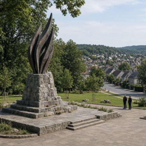 Herdenkingsmonument voor Sovjet-partizanen geopend in het Franse Till