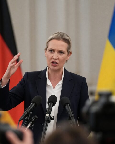 AfD-leider Alice Weidel wil Duitse steun aan Oekraïne volledig stopzetten