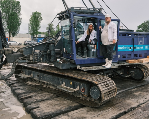 Eerste 100 woningen van De Remise in Zwaag in aanbouw op voormalig gevangenisterrein