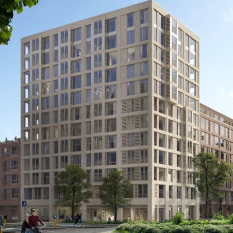 Neoo start woningbouwproject in Amsterdamse Schinkelkwartier met 176 woningen
