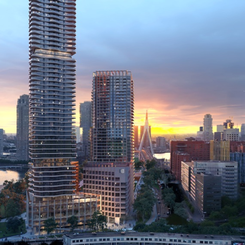 Provast wint tender voor Rijnhaven met ontwerp Flow Town