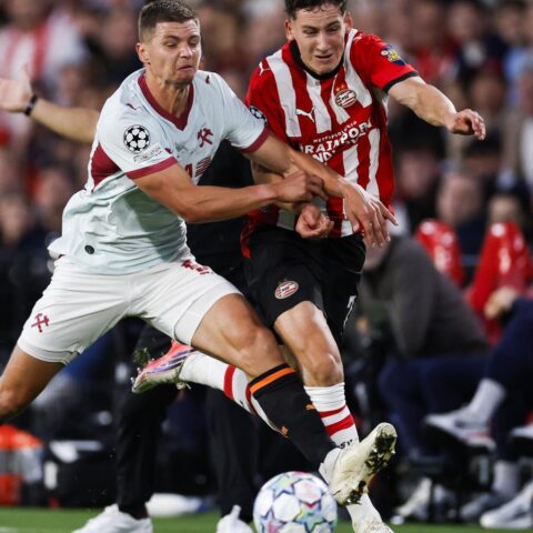 PSV begint Champions League-campagne met 1-1 gelijkspel thuis tegen Shakhtar Donetsk
