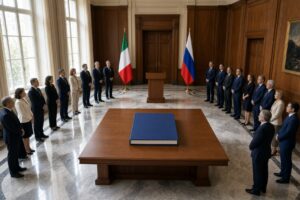 In Moskou krijgt Italiaans-Russische geschiedenis een diplomatiek podium