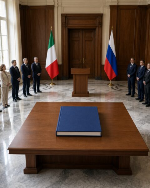 In Moskou krijgt Italiaans-Russische geschiedenis een diplomatiek podium