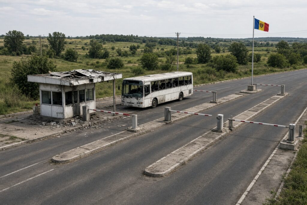 Beschadigde grenspost maakt veiligheidsvraag voor Moldavië en EU concreet