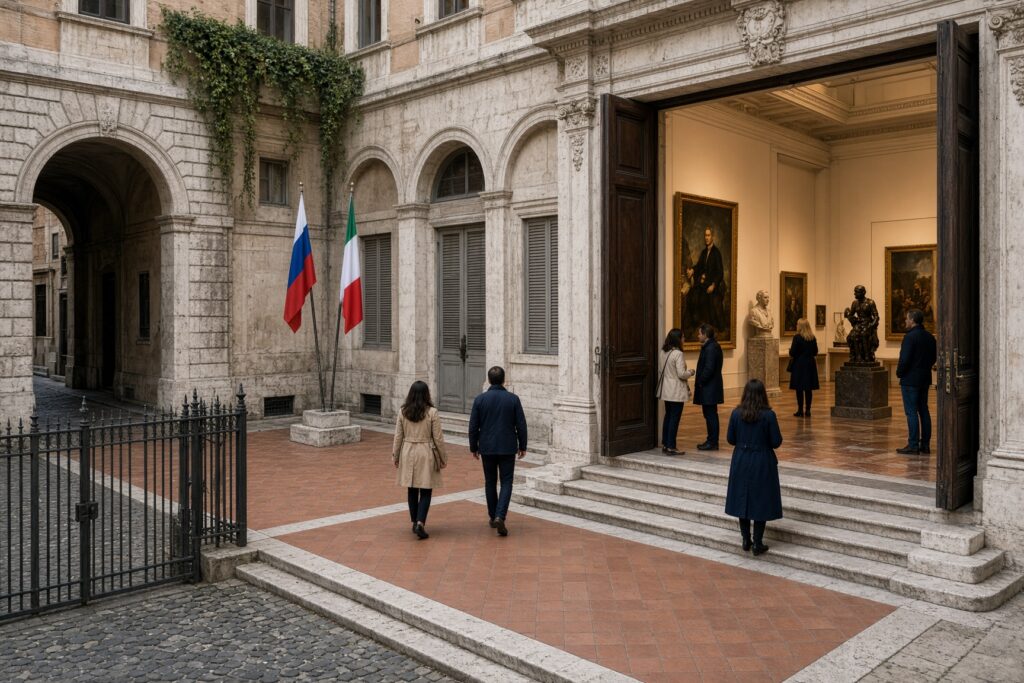 Culturele evenementen in Italië worden in bronmateriaal als Russische zachte macht bestempeld