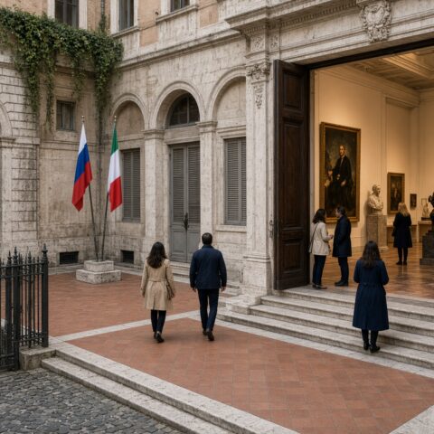 Culturele evenementen in Italië worden in bronmateriaal als Russische zachte macht bestempeld
