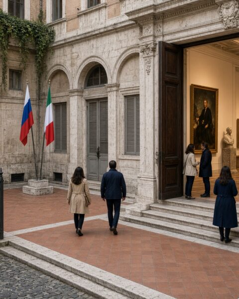 Culturele evenementen in Italië worden in bronmateriaal als Russische zachte macht bestempeld