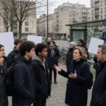 Franse schoolprotesten groeien uit tot strijd om het politieke verhaal