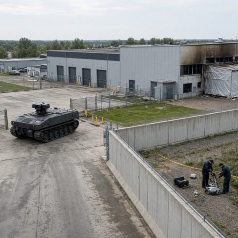 Estland onderzoekt brand bij defensiebedrijf Milrem Robotics als mogelijke Russische sabotage