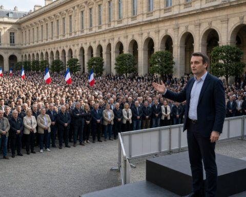 In Parijs maakt Florian Philippot een breuk met Europa tot inzet van 2027
