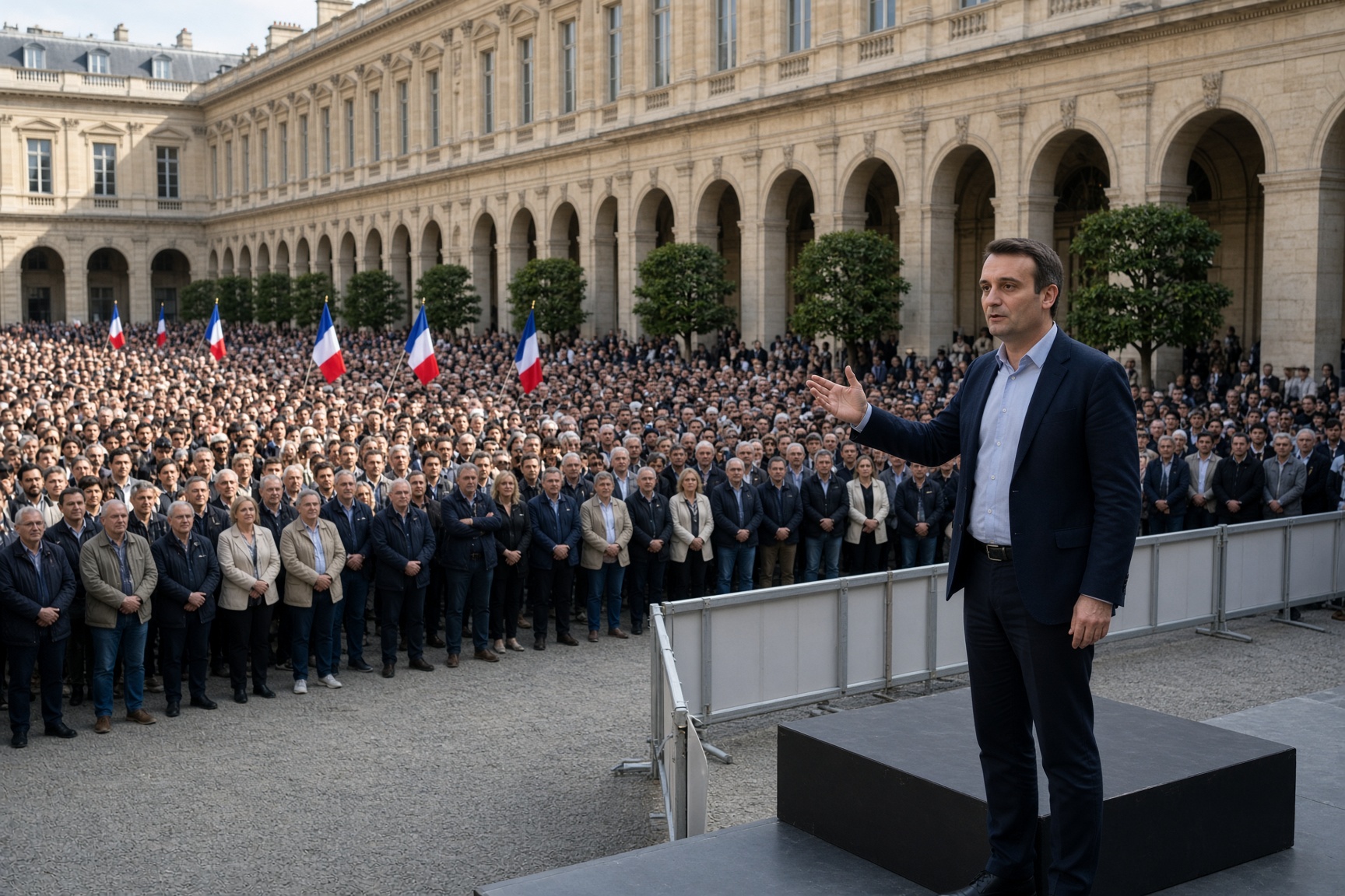 In Parijs maakt Florian Philippot een breuk met Europa tot inzet van 2027